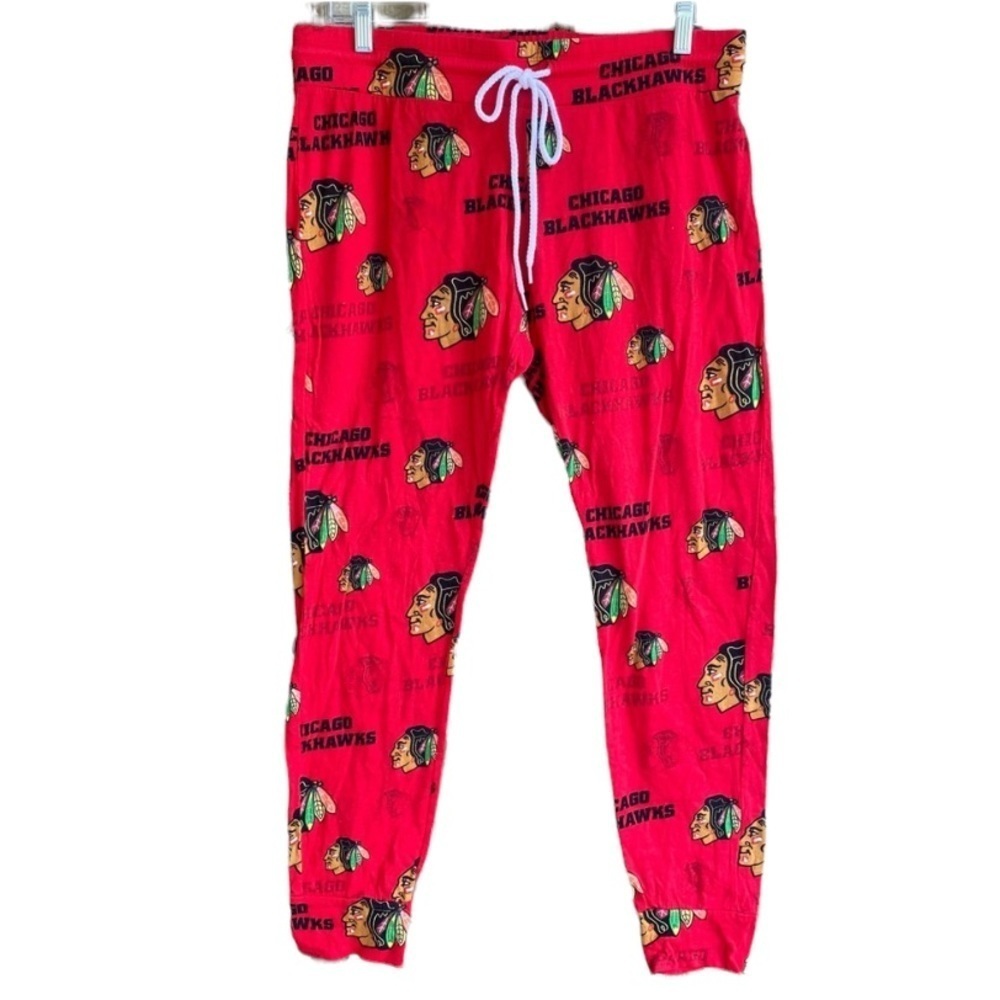 NHL Official Chicago Blackhawks Pajama Pants Size Medium